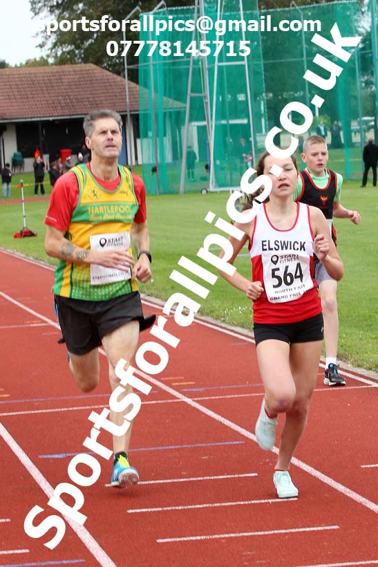 800 metres, NECAA Open Meeting, Morpeth, Sunday, September 27th. David T. Hewitson/Sports for All Pics